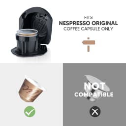 ICafilas Adapter for Dolce Gusto PICCOLO XS/Genio S Machine Reusable Capsule Refillable Cafetera Expreso Coffee