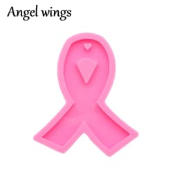 DY0107 Silicone Bow/Breast Cancer Molds, Crown/Music notes Keychain Crafts Epoxy DIY Resin art Mold, Fondant Chocolate Cake Mold