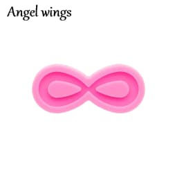 DY0107 Silicone Bow/Breast Cancer Molds, Crown/Music notes Keychain Crafts Epoxy DIY Resin art Mold, Fondant Chocolate Cake Mold