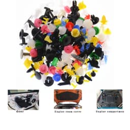100pcs car mixed plastic buckle Clip for Volvo S40 S60 S80 XC60 XC90 v70 S80L V6 v40 v50 850 c30 v60 s70