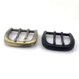 1piece 40mm Metal Belt Buckles Double Pin Buckle Brushed Matte End Bar High Quality Fit for 37mm-39mm Leather Belt Craft Parts
