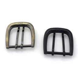 1piece 40mm Metal Belt Buckles Double Pin Buckle Brushed Matte End Bar High Quality Fit for 37mm-39mm Leather Belt Craft Parts