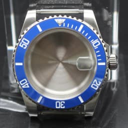 40mm Cases Men's Watch Ceramic Bezel Sapphire Glass Fit NH35 NH36 ETA 2824 Miyota 8215 Movement 28.5mm Dial Submariner Parts