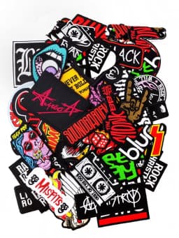 Bands Iron On Patches Apparel Sewing Fabric Handmade Appliques For Clothing Punk Rock Stickers Badges Parche