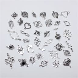 20pcs Earring Making Charms Findings Geometric Connector Charms For Earring Making Bracelet Making