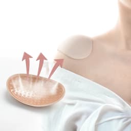 1Pair Naturally Soft Silicone Anti Slip Shoulder Pads Invisible Shoulder Enhancer Push-Up Cushions Reusable Self-Adhesive Unisex