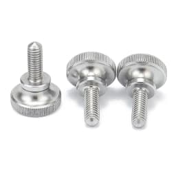 1/5x M2 M2.5 M3 M4 M5 M6 M8 M10 304 Stainless Steel A2-70 Knurled Tall Head Thumb Screw Plain Type Metric Manual Adjustment Bolt