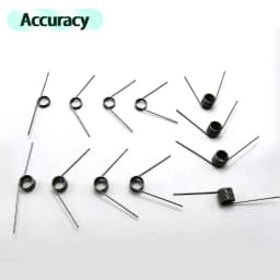 10 Pieces Wire Diameter 1.0mm 65Mn Steel V-Shaped Helical Torsion Spring Angle 60 90 120 180 Degrees Custom Metal Springs