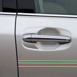 Car Bike Body PVC Italian Italy Flag Sticker Strip DIY Decal Badge Bright Color 40* 1.5cm Removeable Car Stickers And Decals