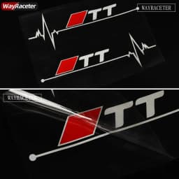 2 Pcs Car Window Sticker Graphics Body Reflective Vinyl Decal For Audi A1 A2 A3 A4 A5 A6 A7 A8 Q2 Q3 Q4 Q5 Q6 Q7 Q8 TT SQ2 S6
