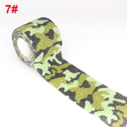 2.5/5/7.5/10cm Camouflage Sport Elastic Wrap Tape Hunt Disguise Bandage Knee Finger Wrist Ankle DIY Self Adhesive Bands