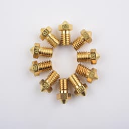 MK8 Brass Nozzle 0.1MM 0.2MM 0.3MM 0.4MM 0.5MM 0.6MM 0.8MM 1.0MM Extruder Print Head Nozzle Suitable For 1.75MM 3.0MM 3D Printer