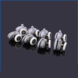 4pcs-8pcs/set New Oval 23mm 25mm ABS Nylon Single Pop Up Pulley Runner Wheel Shower Cabin Sliding Glass Door Rollers Hardware