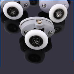 4pcs-8pcs/set New Oval 23mm 25mm ABS Nylon Single Pop Up Pulley Runner Wheel Shower Cabin Sliding Glass Door Rollers Hardware