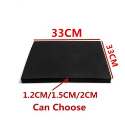 33x33CM Universal Motorcycle Foam Seat Race Fairing Square Seats Pad Adhesive Racing Parts