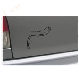Monaco Race Track Sticker Vinyl Graphic Decal Motor Racing GP F1 Circuit