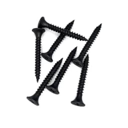 50Pcs M3.5 High-Strength Screw Drywall Screw Self-Tapping Screw Woodworking Lengthened Hardened Black Plasterboard Cross Screw