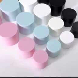 30Pcs 5/15/20/30/50g Refillable Bottle Travel Cream Cosmetic Jars With Lids Lip Balm Container Empty Cans Plastic Lotion Pot Box
