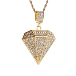 Personality Trend Men Jewelry Gold Plated Tiger Cheetah Animal Pendant Fashion Cool Necklace