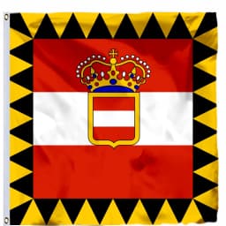 Austria Imperial Standard Flags 21X21CM 2X2FT 4X4FT 120X120CM Imperial Standard Infantry Pattern Mix Early 19th Century Banner