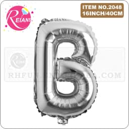 16 Inch Silver Alphabet Number Letters Balloons Birthday Party Decorations Kids Foil Balloon New Year Party Wedding Decoration