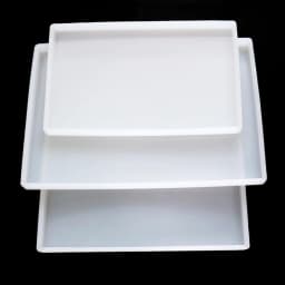 Super Big Rectangle Square Coaster Silicone Mold Large Fluid Arts Coaster Making Epoxy Resin Mold Crafts Make Your Own Coaster