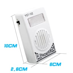 Extra-Loud Ringer Sound Telephone Phone Amplifier Strobe Light Flasher Bell