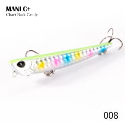 Hunthouse Bay RUF MANIC 75mm/8g Sinking Pencil Fishing Lure Stickbait BKK Hook Hard Lure for Seabass Fish