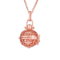 New Mexico Chime Music Ball Caller 4 Colors Owl Pendant Vintage Pregnancy Aroma Necklace Essential Oil Diffuser Lockets Jewelry
