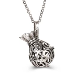 New Mexico Chime Music Ball Caller 4 Colors Owl Pendant Vintage Pregnancy Aroma Necklace Essential Oil Diffuser Lockets Jewelry