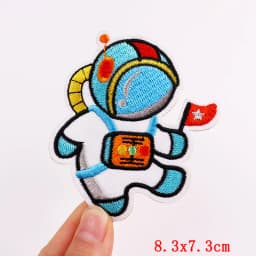 Mushroom Applique Embroidered Patches On Kids Clothes DIY Iron On Patches Cartoon Patches For Clothing Stickers Animal Badges