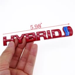 3 Styles Car Decoration for Toyota Prius Camry Crown Auris Rav4 3D HYBRID Car Logo Stickers Refitting Metal Emblem Badge Decal