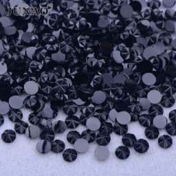 JUNAO 500pcs 5mm Mix Color Flowers Resin Nail Rhinestones Jelly AB Crystal Flatback Nail Stickers for Face Nail Art Decoration