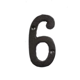 Metal Letters Numbers Cast Iron Decoration House Sign Doorplate DIY Cafe Wall CLH@8