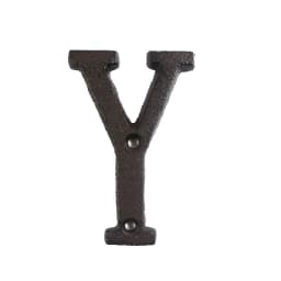 Metal Letters Numbers Cast Iron Decoration House Sign Doorplate DIY Cafe Wall CLH@8
