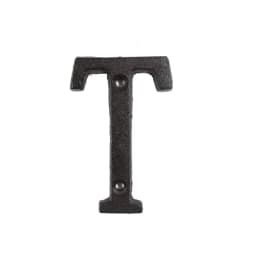 Metal Letters Numbers Cast Iron Decoration House Sign Doorplate DIY Cafe Wall CLH@8