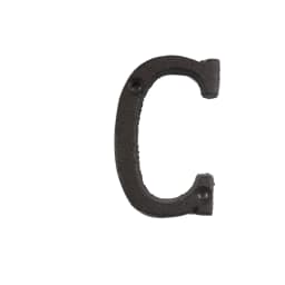 Metal Letters Numbers Cast Iron Decoration House Sign Doorplate DIY Cafe Wall CLH@8