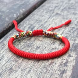 New Men Bracelet Tibetan Buddhist Handmade Braided Adjustable King Kong Knot Rope Chain Bracelets & Bangles Male Lucky Jewelry