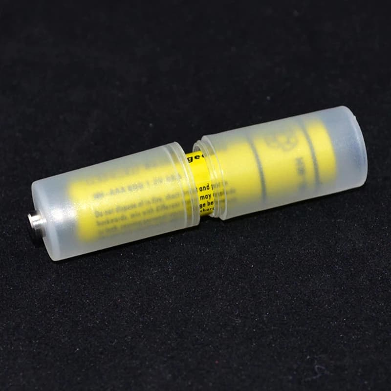 5pcs AAA to AA Size Cell Battery Converter Adapter Adaptor Batteries Holder Plastic Case Switcher Wholesale