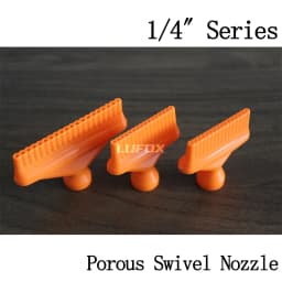 Good Quality G1/4" Adjustable Coolant Hose POM Plastic Cooling Pipe Round Flat Porous Flat Nozzle with Switch Valve PT NPT1/8