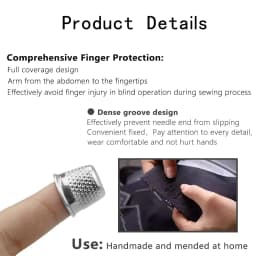 10/30Pcs Metal Sewing Thimble Finger Shield for DIY Crafts Sewing Thimble Protector Cap Hand Stitching Embroidery Finger Thimble