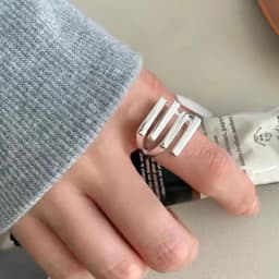 VENTFILLE 925 Sterling Silver Ring for Women Girl Gift Flower Bow Love Combination Ins Niche Jewelry Dropship Wholesale