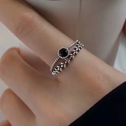VENTFILLE 925 Sterling Silver Ring for Women Girl Gift Flower Bow Love Combination Ins Niche Jewelry Dropship Wholesale
