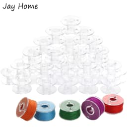 20/50/100Pcs Sewing Machine Bobbins Transparent Plastic Bobbins for Tailoring Embroidery Bobbins Sewing Machine Accessories