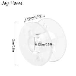 20/50/100Pcs Sewing Machine Bobbins Transparent Plastic Bobbins for Tailoring Embroidery Bobbins Sewing Machine Accessories