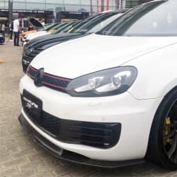 For VW Volkswagen Golf 6 MK6 VI GTI R R20 ABS Fog Lamps Shade Car Front Fog Light Hoods Eyebrow Eye Wind Knife Cover Trim
