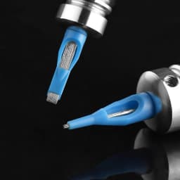 50Pcs Blue Sterilized Disposable Tattoo Machine Gun Nozzle Tips Plastics Needle Tube For Tattoo Machine Gun Needle Ink Cup Kits