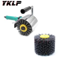 1 pcs 120*100*20mm Nylon Abrasive Wire Drum Polishing Wheel Electric Brush for Woodworking Metalworking Grit 80/120/180/240/320