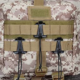 10pcs Tactical Gear Clip Molle Web Dominators for Backpack Straps Management Buckle Carabiner Clips Tube Strap MOlle Attachments