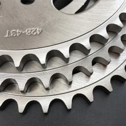 Alloy Steel 58mm 428 Chain 32T 34T 35T 36T 38T 39T 41T 42T 43T 44T 45T 47T 48T 53T Rear Sprocket for GS125 HJ125 Motorcycle Bike